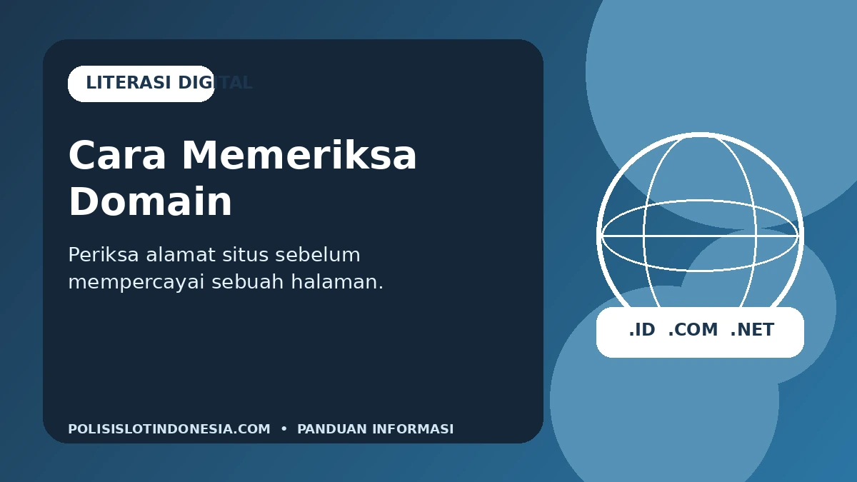 Cara Memeriksa Domain Website Sebelum Login