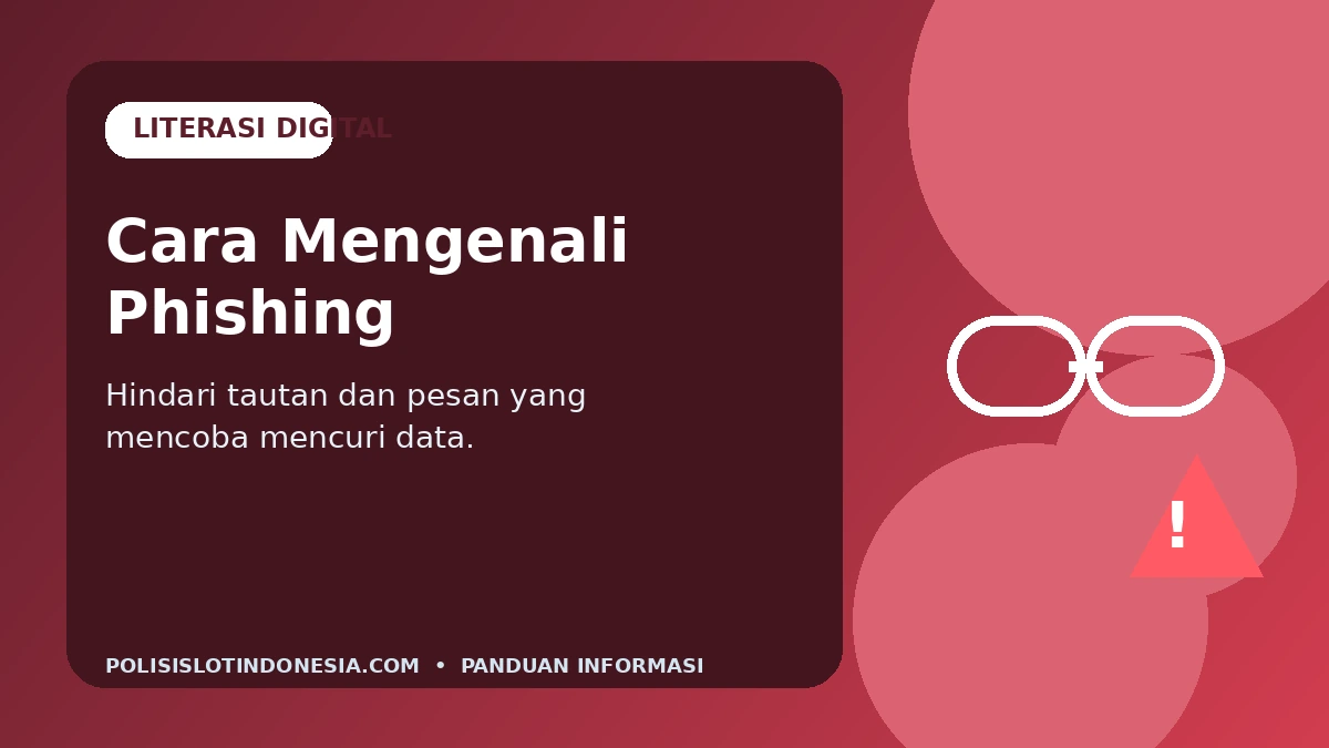 Phishing: Cara Mengenali Tautan Berbahaya